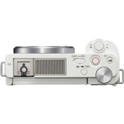 Sony ZV-E10 Mirrorless Camera (Body Only, White)