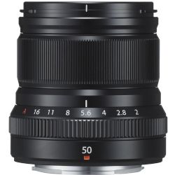 FUJIFILM XF 50mm f/2 R WR Lens (Black)