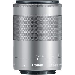 Canon EF-M 55-200mm f/4.5-6.3 IS STM Lens (Silver)