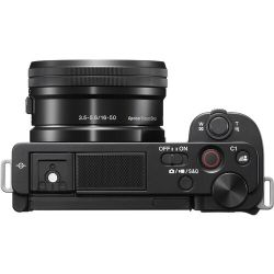 Sony ZV-E10 Mirrorless Camera with 16-50mm Lens (Black) Retail Kit